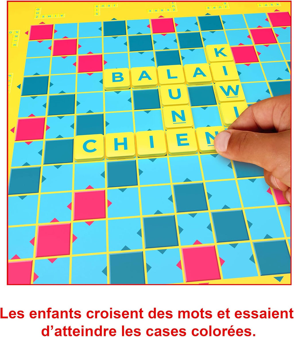 Mattel Games - Y9668 - Mattel Scrabble Junior - Gezelschapsspel voor kinderen vanaf 6 jaar