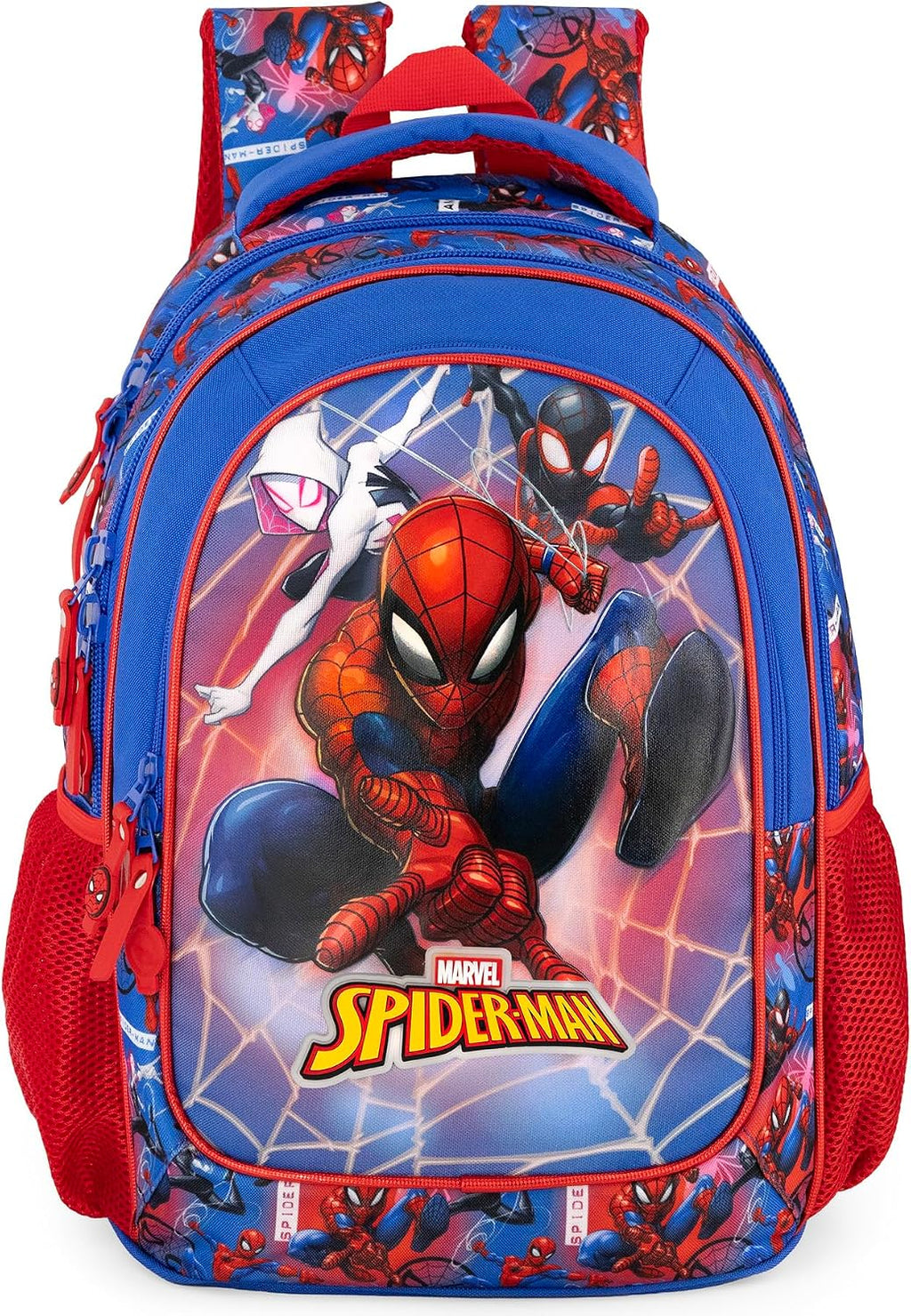 Clondo Elementary School Backpack for Kids, 43 x 33 x 15 cm, Multi-Pocket, Ergonomic Backrest, Padded Shoulder Straps, Bottle Holder Pockets, Large Capacity and Shiny Design, Pokemon Expressive