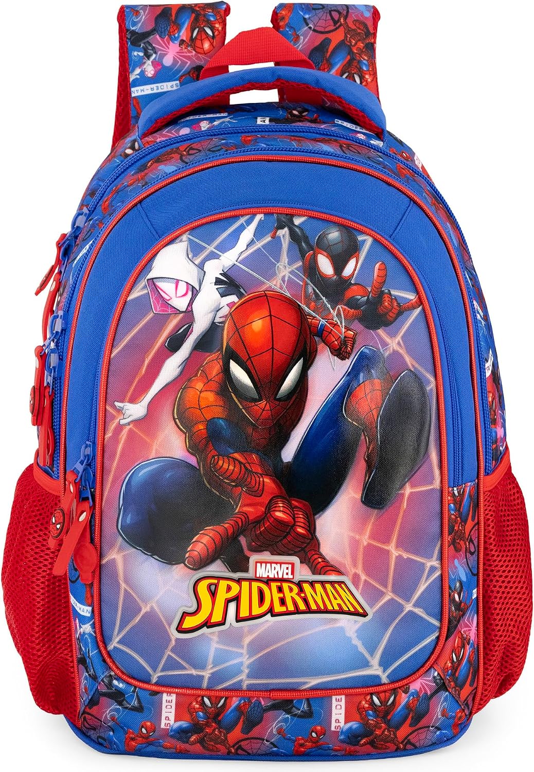 Clondo Elementary School Backpack for Kids, 43 x 33 x 15 cm, Multi-Pocket, Ergonomic Backrest, Padded Shoulder Straps, Bottle Holder Pockets, Large Capacity and Shiny Design, Pokemon Expressive