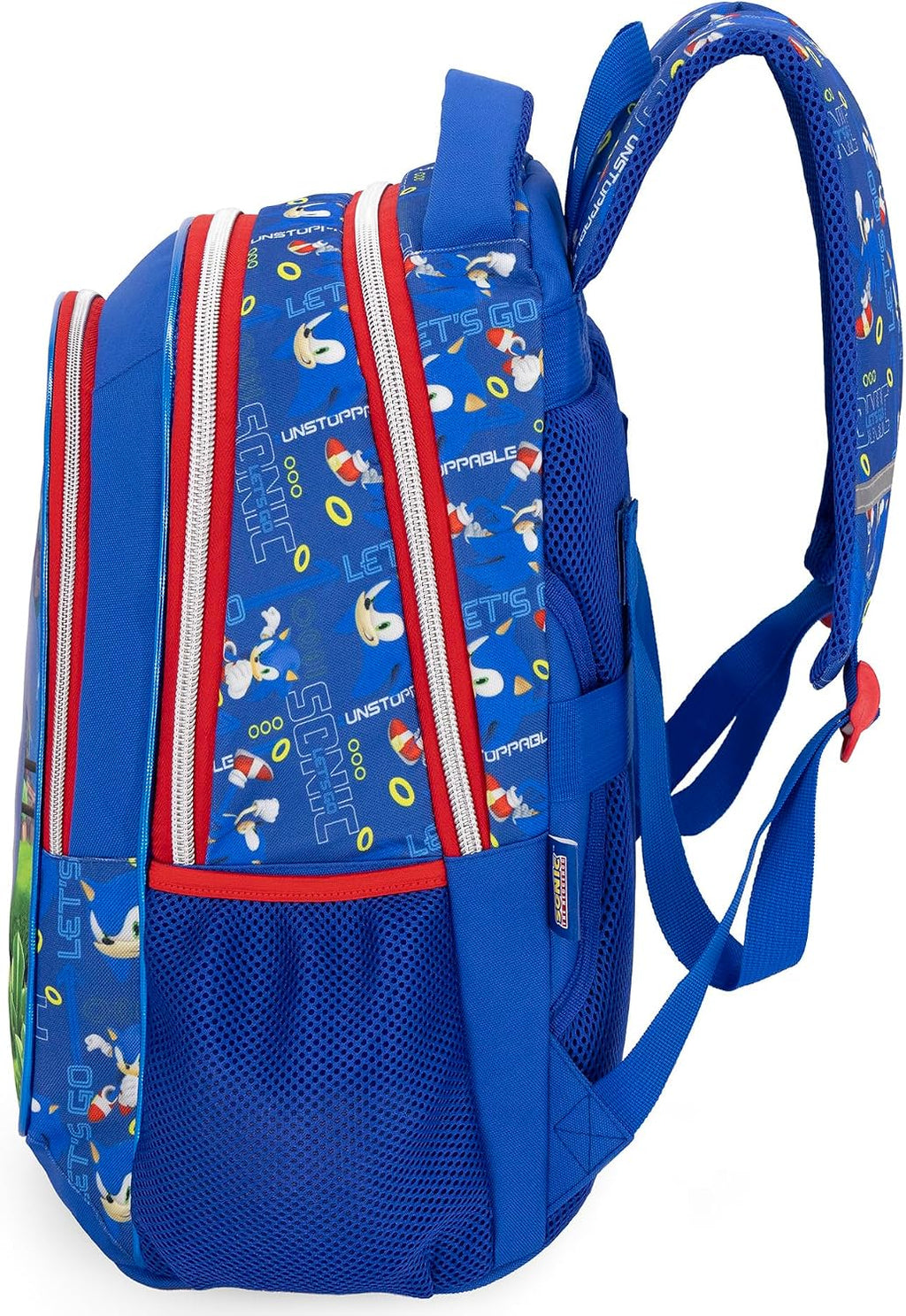 Clondo Elementary School Backpack for Kids, 43 x 33 x 15 cm, Multi-Pocket, Ergonomic Backrest, Padded Shoulder Straps, Bottle Holder Pockets, Large Capacity and Shiny Design, Pokemon Expressive