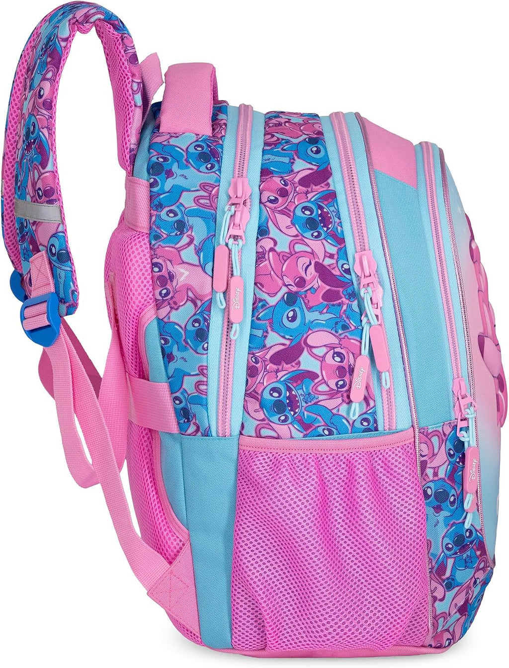 Clondo Elementary School Backpack for Kids, 43 x 33 x 15 cm, Multi-Pocket, Ergonomic Backrest, Padded Shoulder Straps, Bottle Holder Pockets, Large Capacity and Shiny Design, Pokemon Expressive