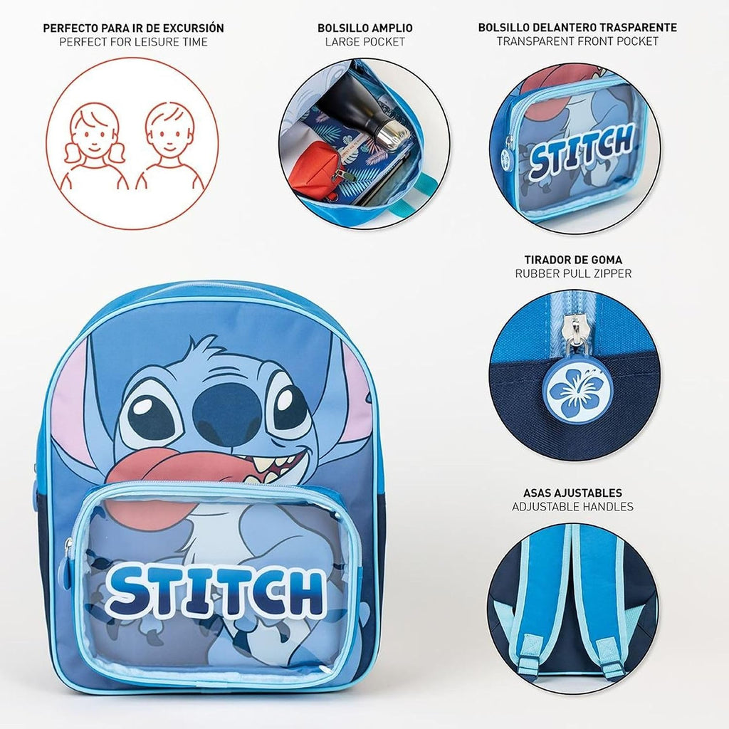 Originele Disney Frozen Elsa, Anna en Olaf rugzak met design en winterfiguren, grote Frozen rugzak voor kleuterschool, basisschool en meisjes, licht en duurzaam
