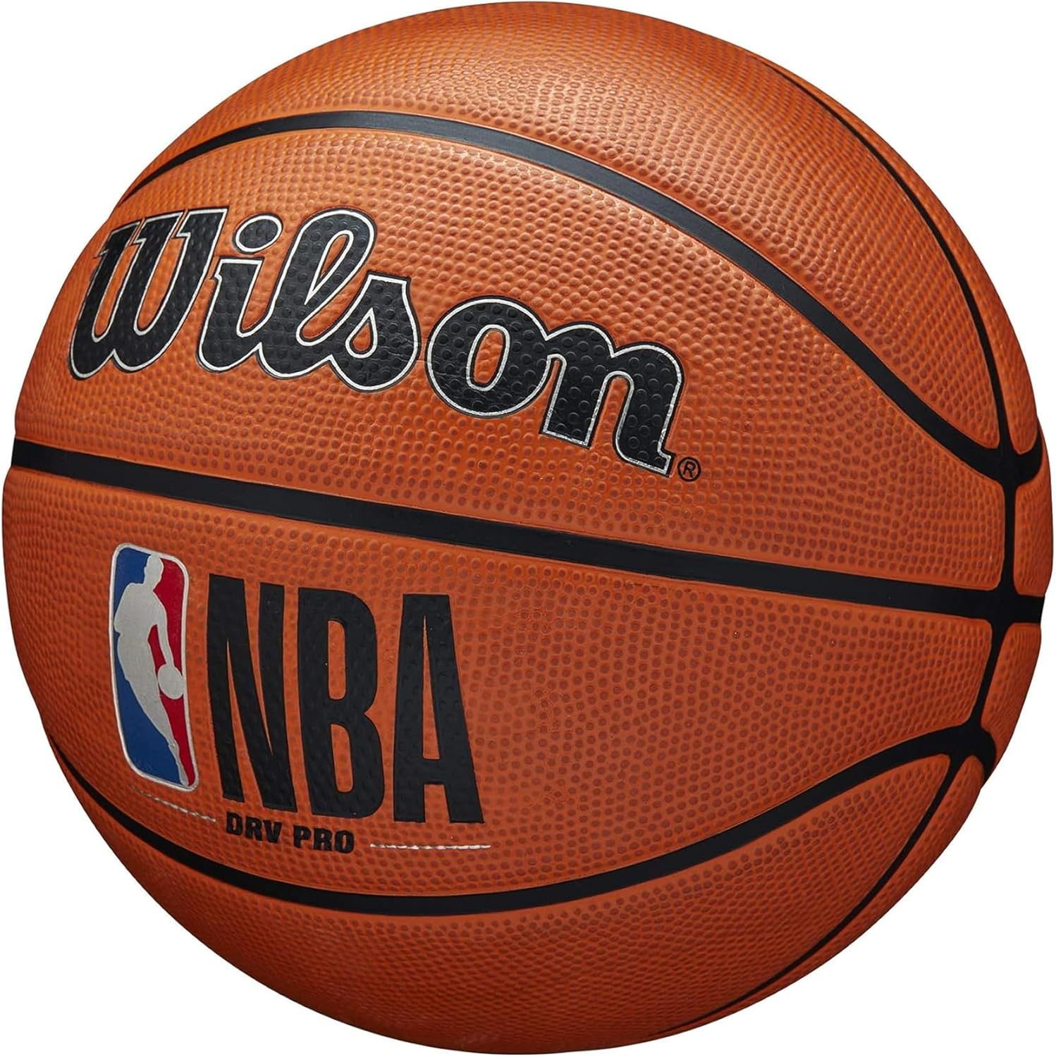 Wilson Basketbal, NBA DRV PRO, Voor buitenterreinen, Rubber, Maat: 7, Bruin