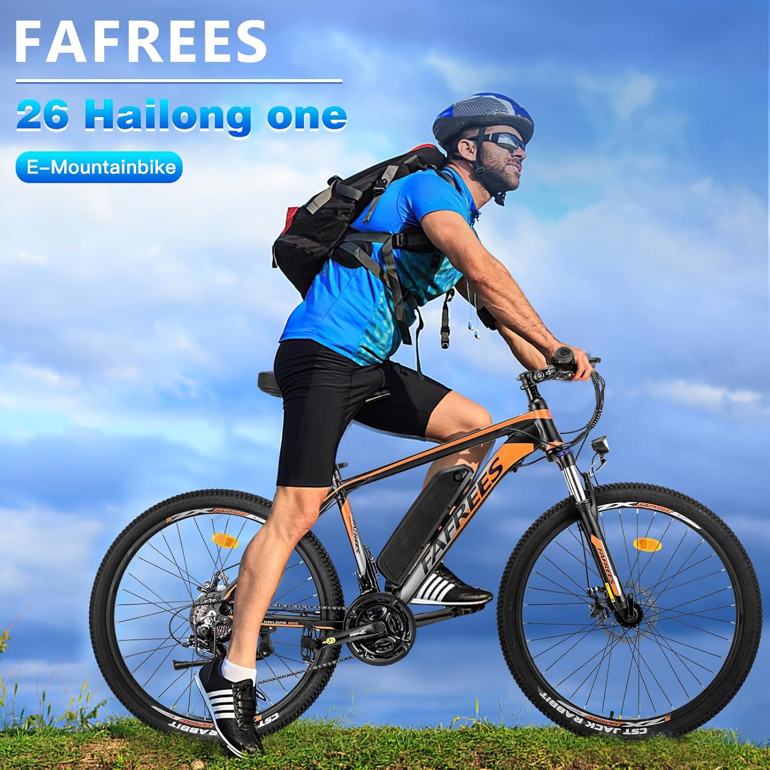 Fafrees 26 Hailong-One Elektrische damesfiets 26 inch met 36 V 13 Ah accu [officieel] elektrische stadsfiets elektrische mountainbike 250 W mountainbike Pedelec 25 km/u 120 kg