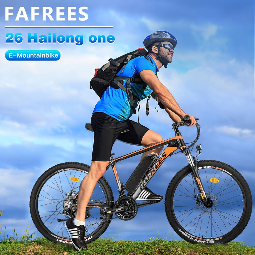 Fafrees 26 Hailong-One Elektrische damesfiets 26 inch met 36 V 13 Ah accu [officieel] elektrische stadsfiets elektrische mountainbike 250 W mountainbike Pedelec 25 km/u 120 kg