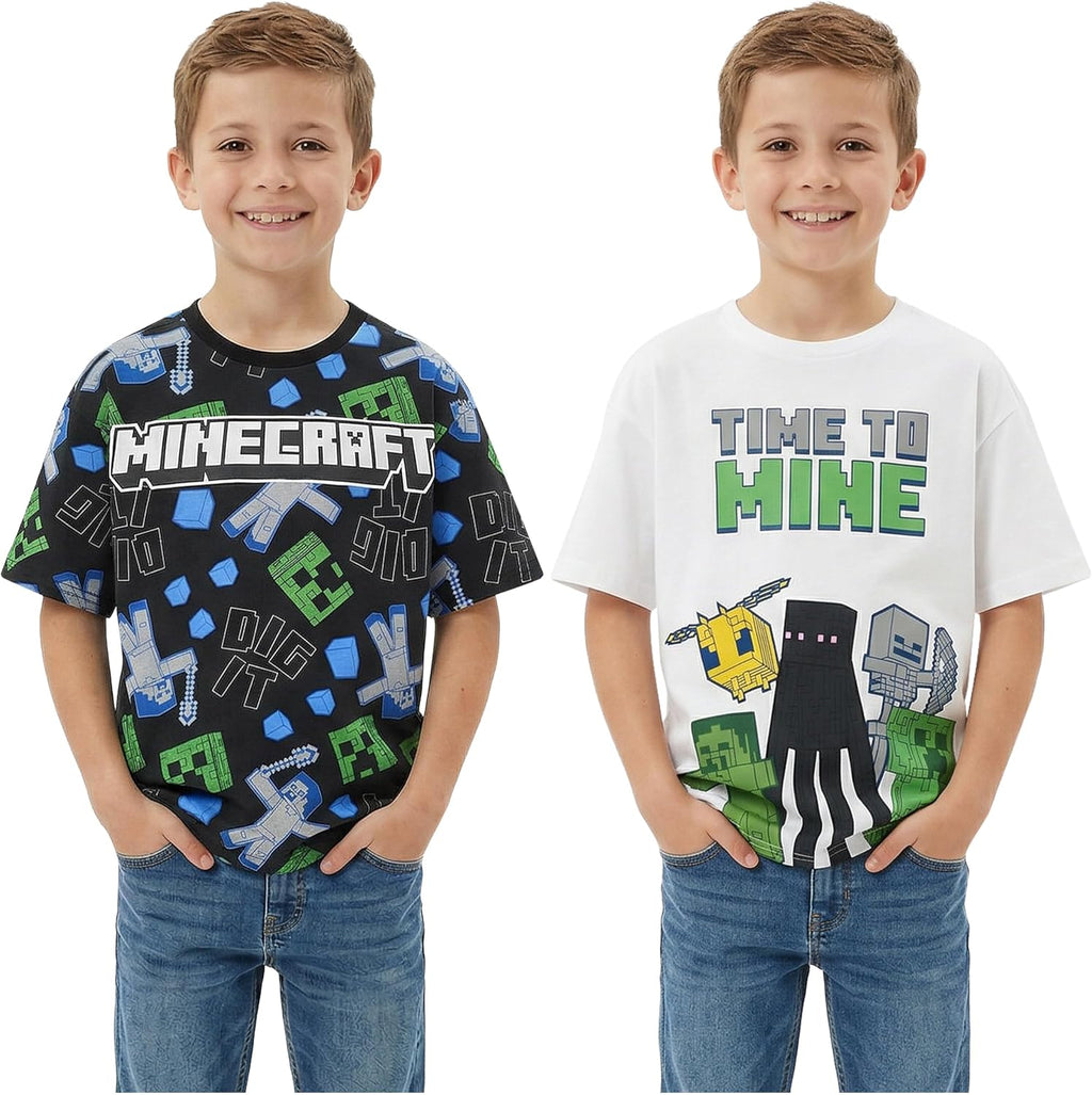 Jujutsu Kaisen | Spy x Family Manga Boys T-Shirts 7-16 Years, 2 Pack Round Neck Cotton Graphic Tees Anime Clothes Gift
