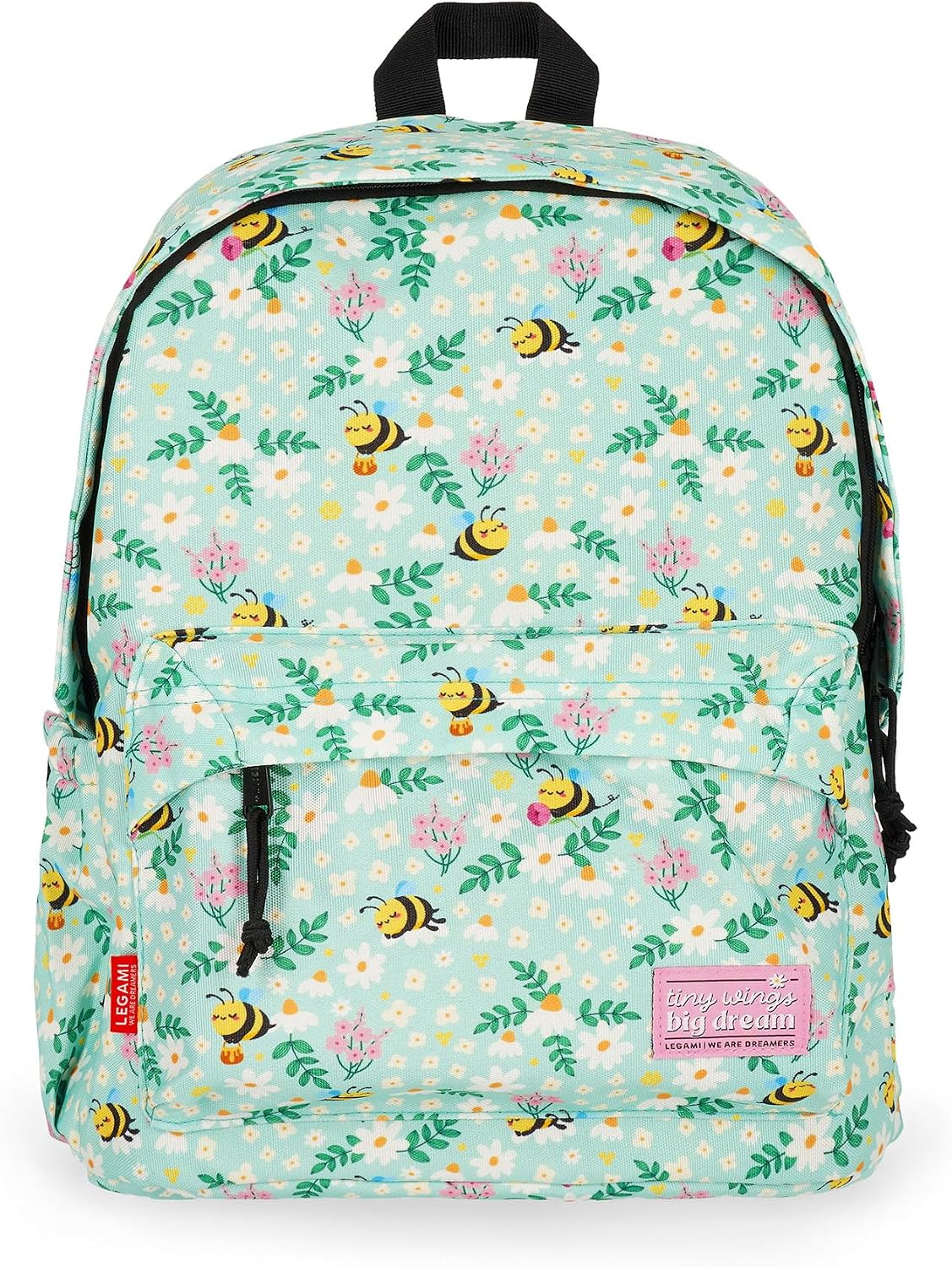 Legami My Backpack Rugzak voor kinderen, uniseks, 1 stuk, Groen, Casual
