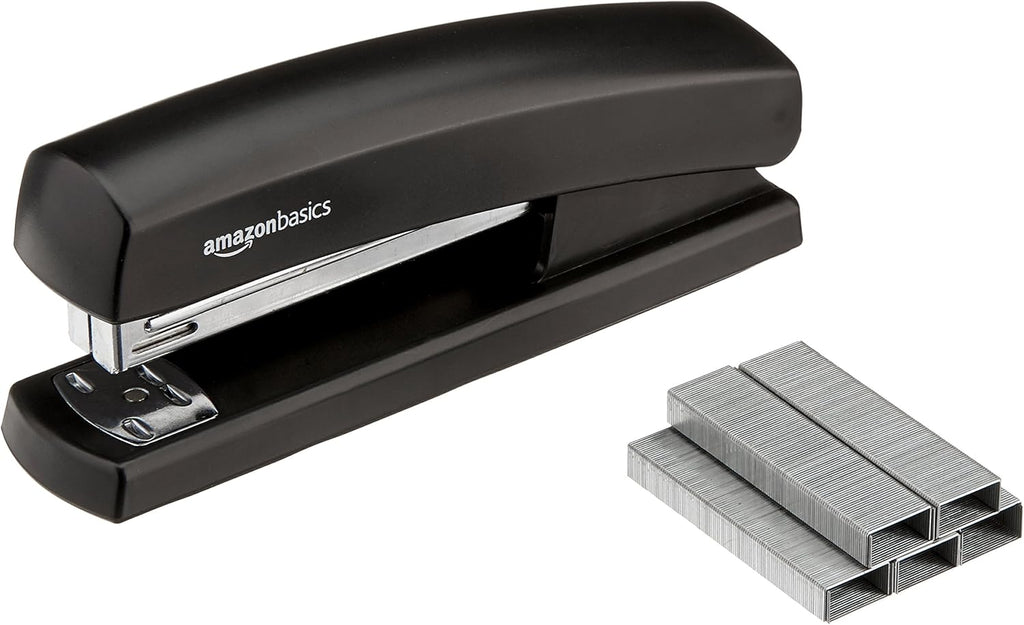 Amazon Basics nietjesmachine met 1000 nietjes, zwart