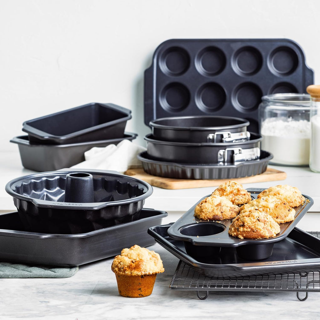 Moule à Kouglof GreenPan Bistrot – Céramique Antiadhésive Sans PFAS, Ø 24 cm, Noir
