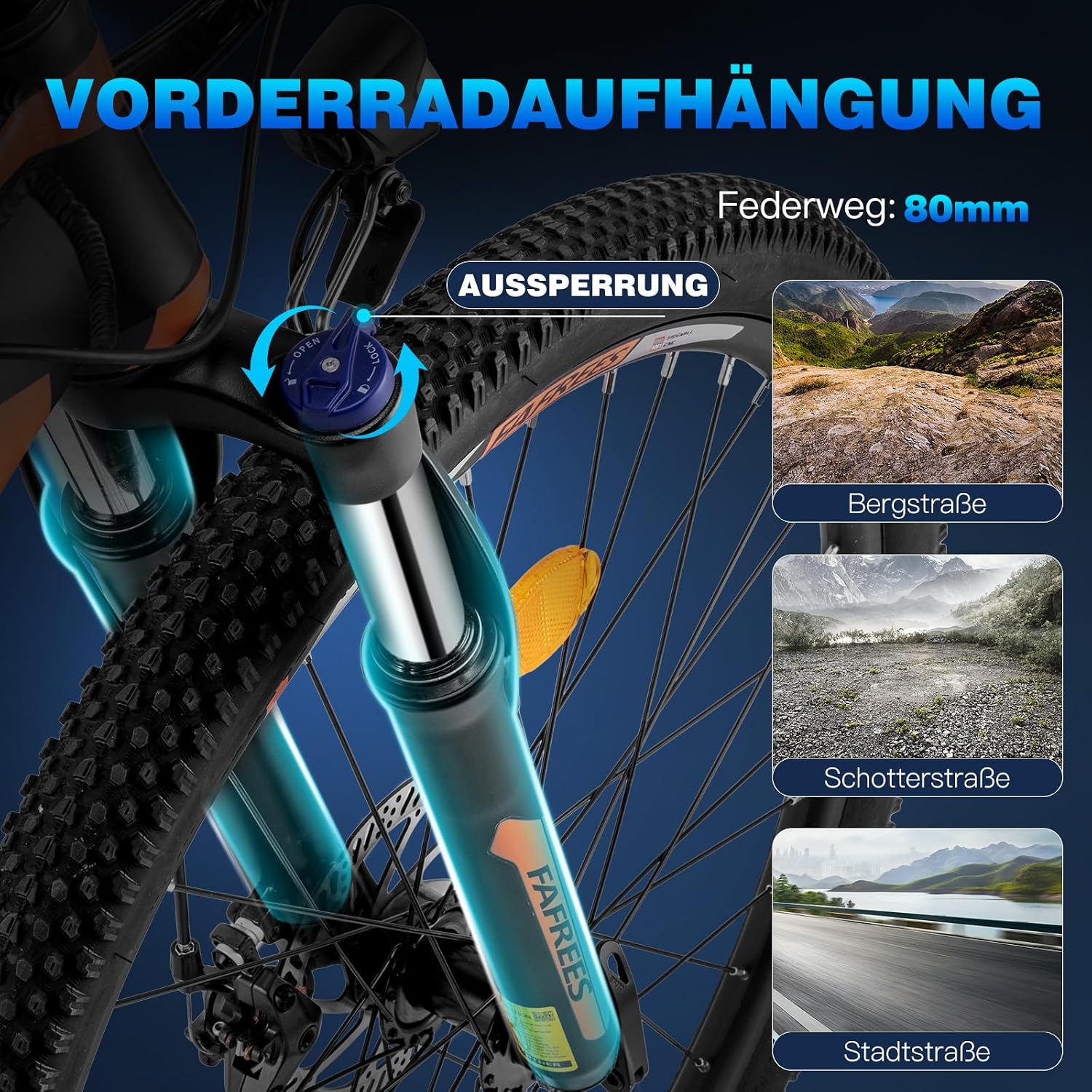 Fafrees 26 Hailong-One Elektrische damesfiets 26 inch met 36 V 13 Ah accu [officieel] elektrische stadsfiets elektrische mountainbike 250 W mountainbike Pedelec 25 km/u 120 kg