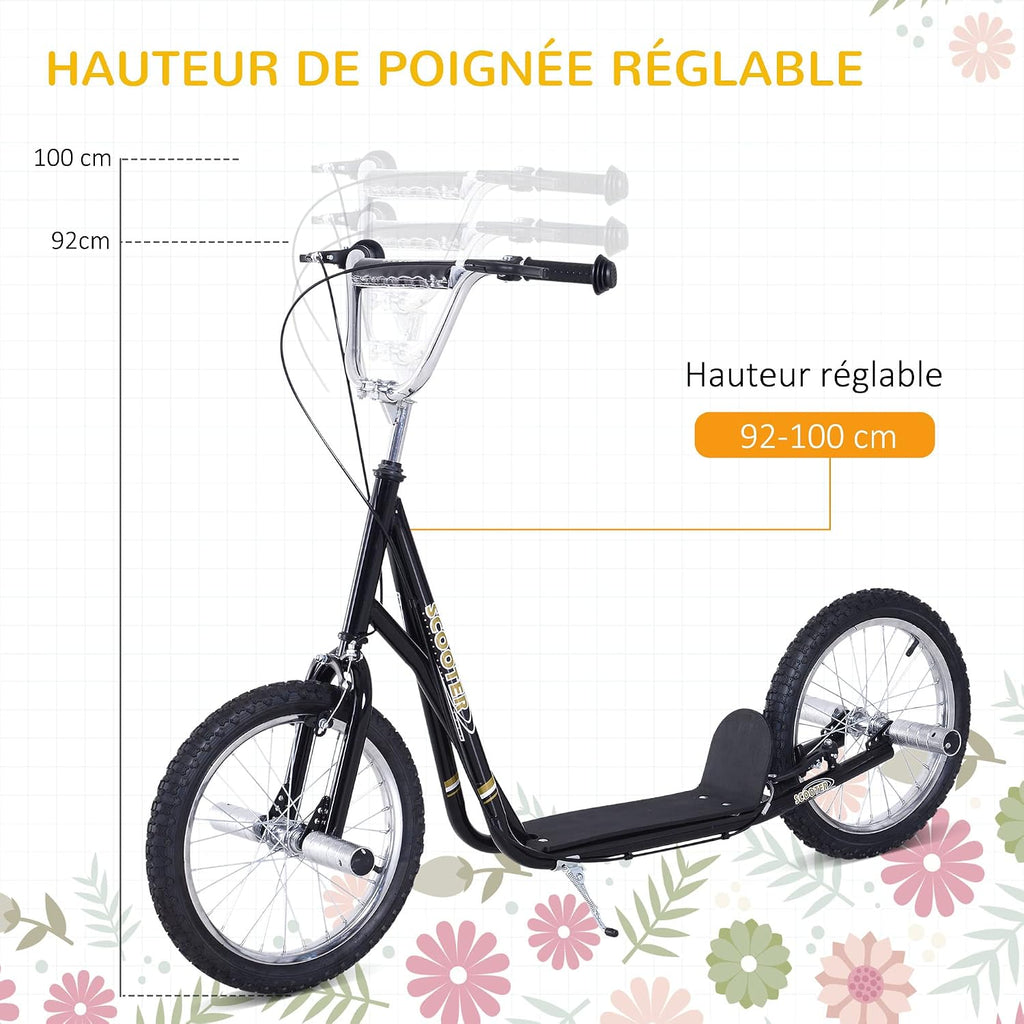 HOMCOM Step, grote luchtwielen, diameter 41 cm, met pegs