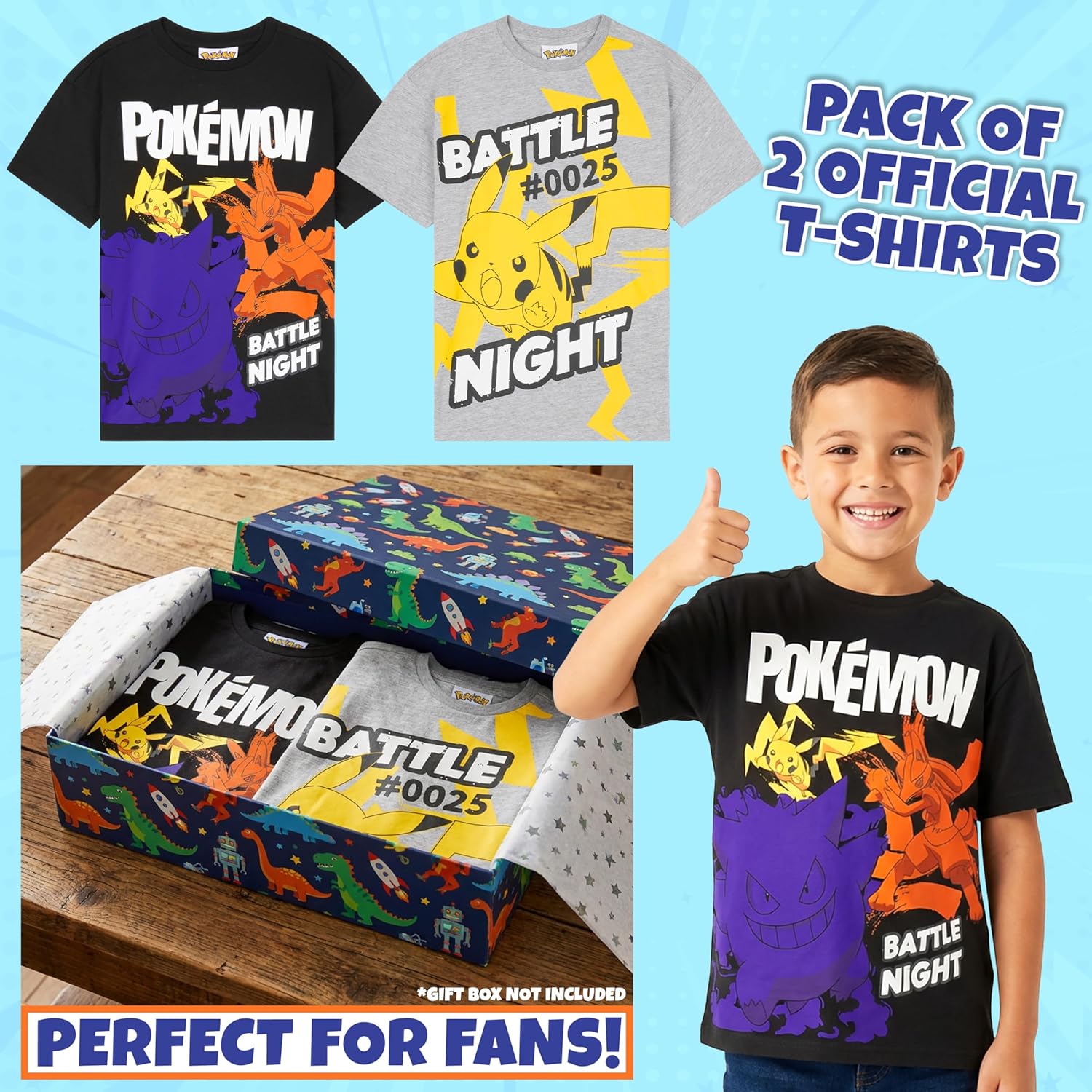 Jujutsu Kaisen | Spy x Family Manga Boys T-Shirts 7-16 Years, 2 Pack Round Neck Cotton Graphic Tees Anime Clothes Gift