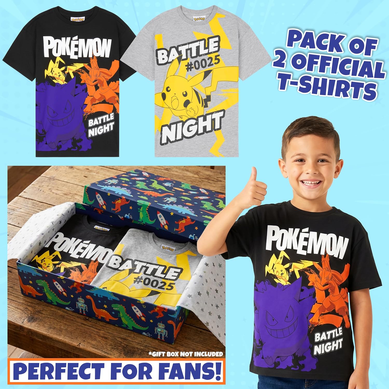 Jujutsu Kaisen | Spy x Family Manga Boys T-Shirts 7-16 Years, 2 Pack Round Neck Cotton Graphic Tees Anime Clothes Gift