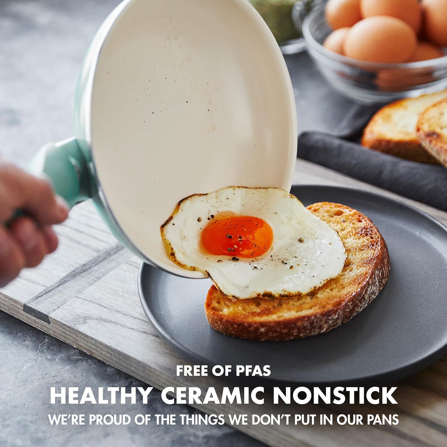 Batterie de Cuisine GreenPan Rio 16 Pièces — Céramique Sans PFAS, Four 160°C