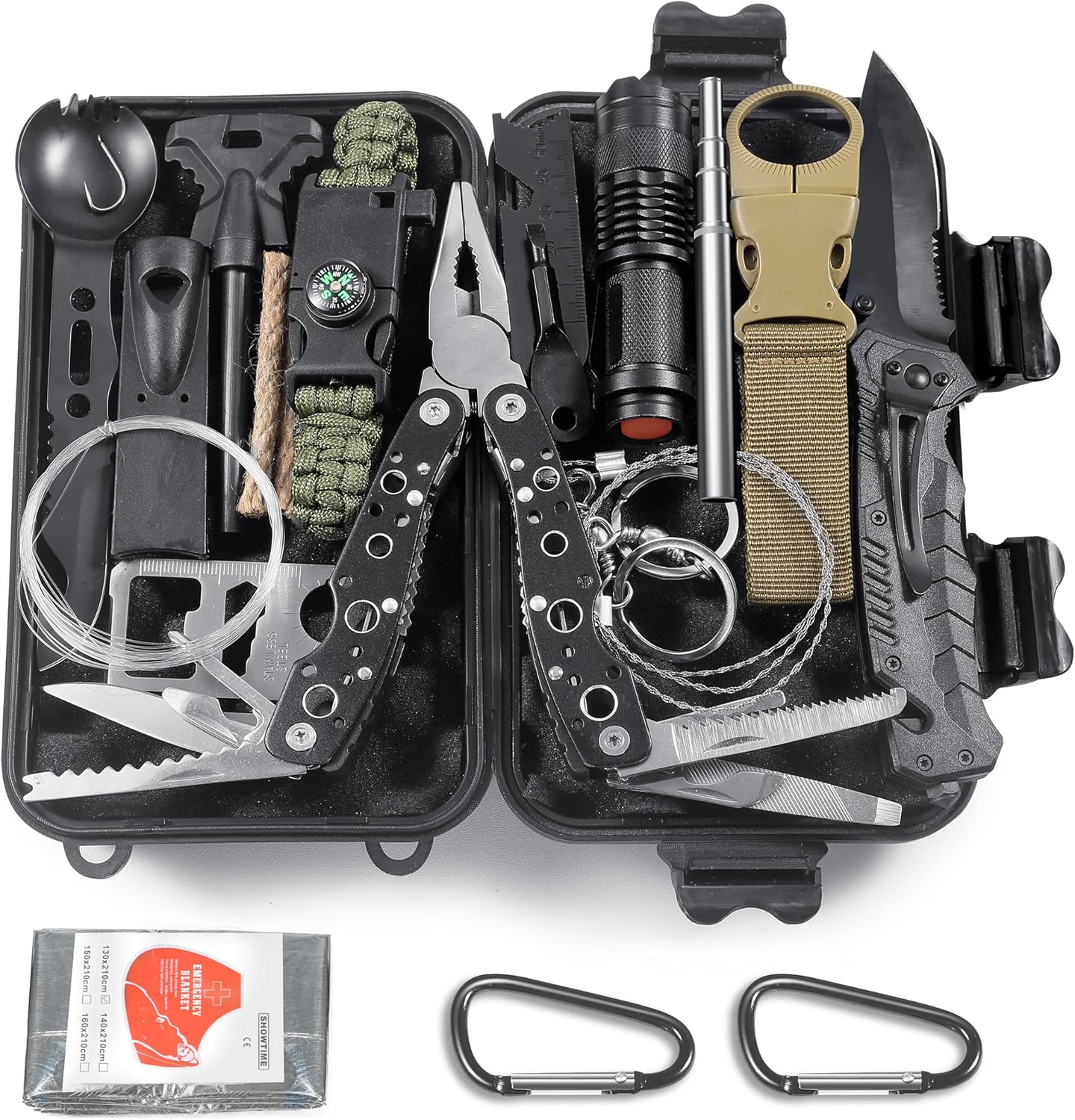 Kit de Survie Multifonctionnel 14 en 1