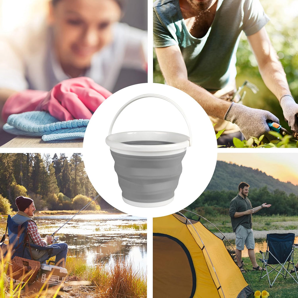 Beldray LA030191GRY Opvouwbare kom – intrekbare kom van kunststof, afwasbak, draagbaar, groenten wassen, servies, rechthoekige kom voor huishouden en keuken, camping, caravans