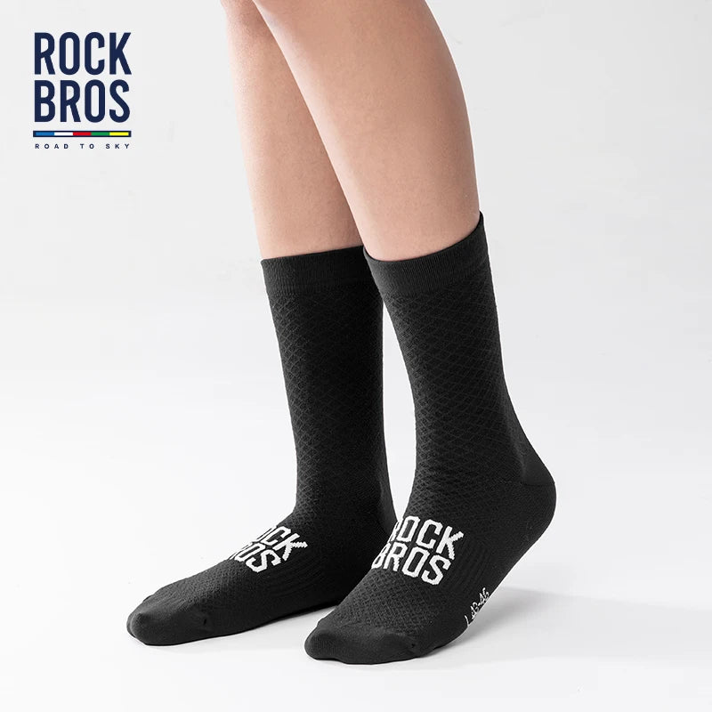 Chaussettes de Cyclisme ROCKBROS Road to Sky – Respirantes & Haute Élasticité