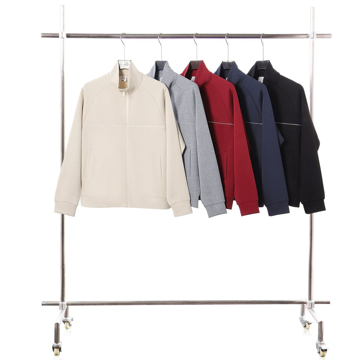 Veste Zippée Col Montant — Homme