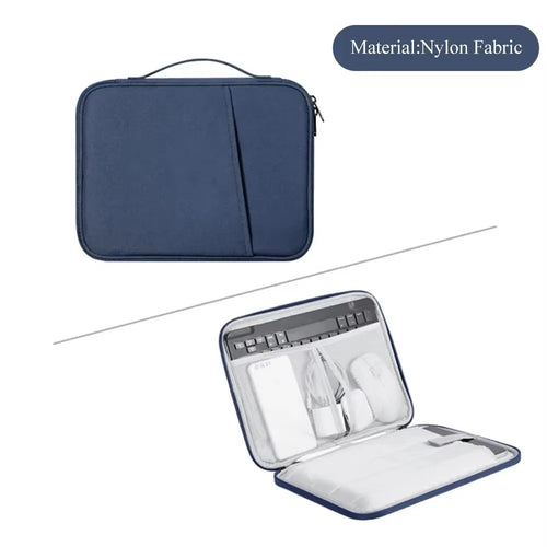 Housse Laptop & Tablette 11-13" | Imperméable | Nylon ou PU | 5 Coloris