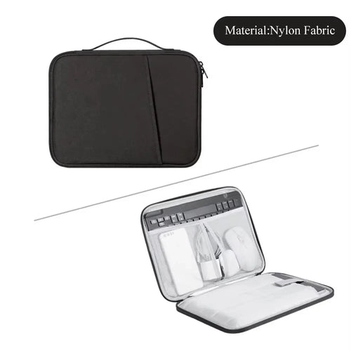 Housse Laptop & Tablette 11-13" | Imperméable | Nylon ou PU | 5 Coloris