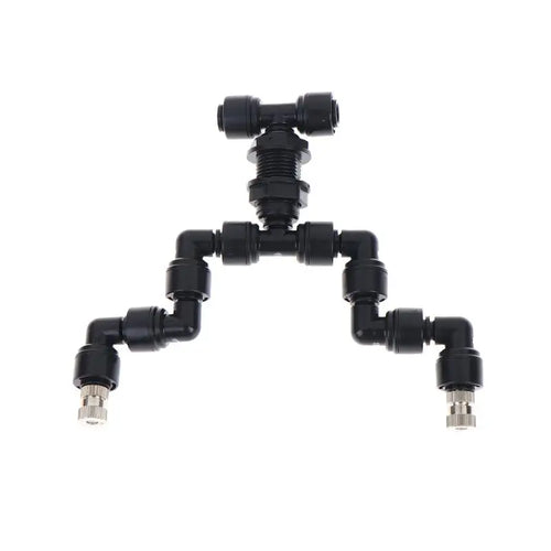 0.3mm Connect With 6.35mm Pipe 4 Head Garden Watering Reptile Fogger Mister With Quick Connecting Nozzle