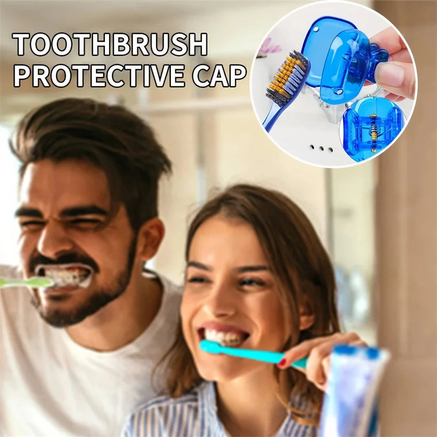 Protège-Brosse à Dents de Voyage – Lot de 2 | Hygiénique, Respirant & Réutilisable