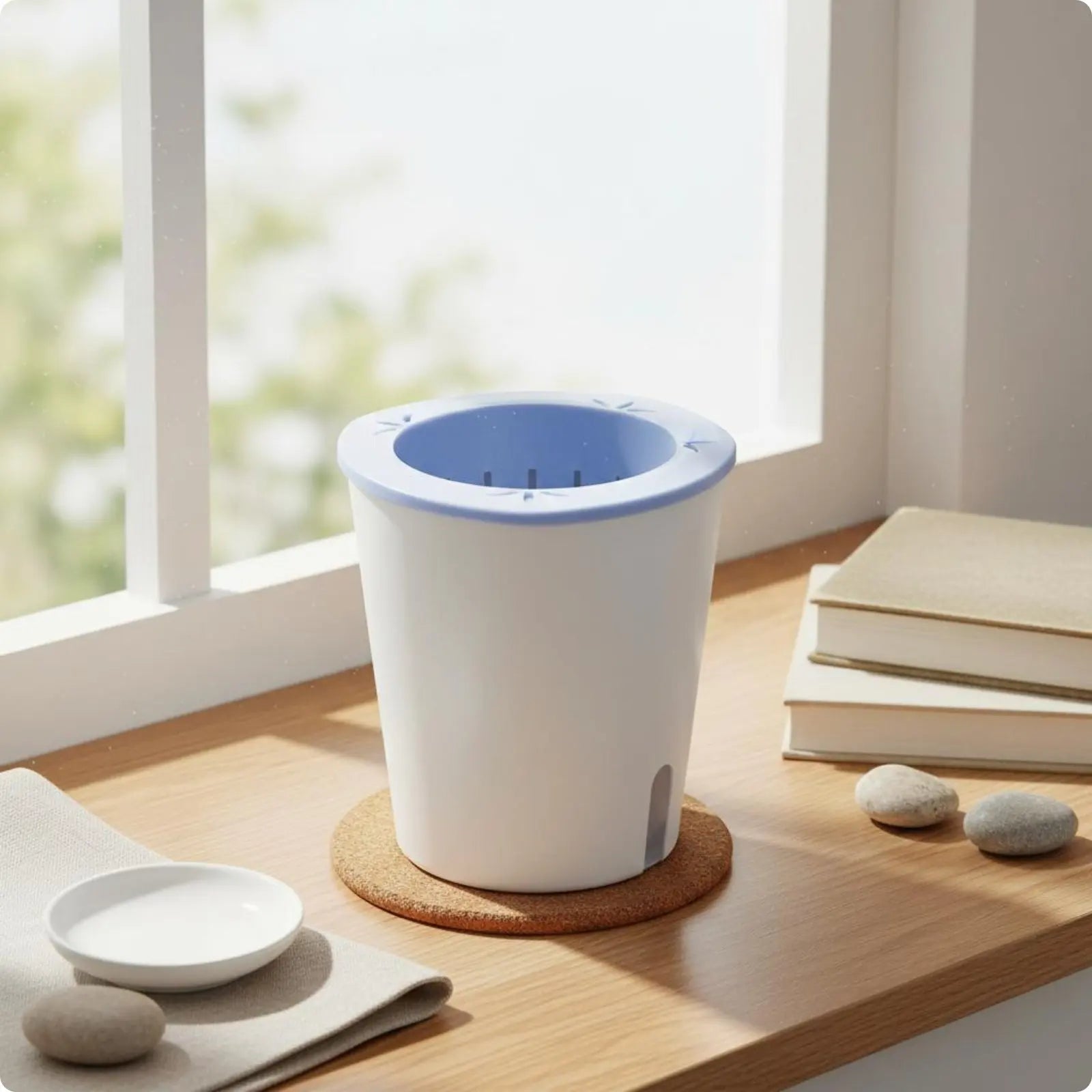 Pot Auto-Arrosant Grande Taille – Réservoir Intégré | Balcon, Terrasse & Jardin