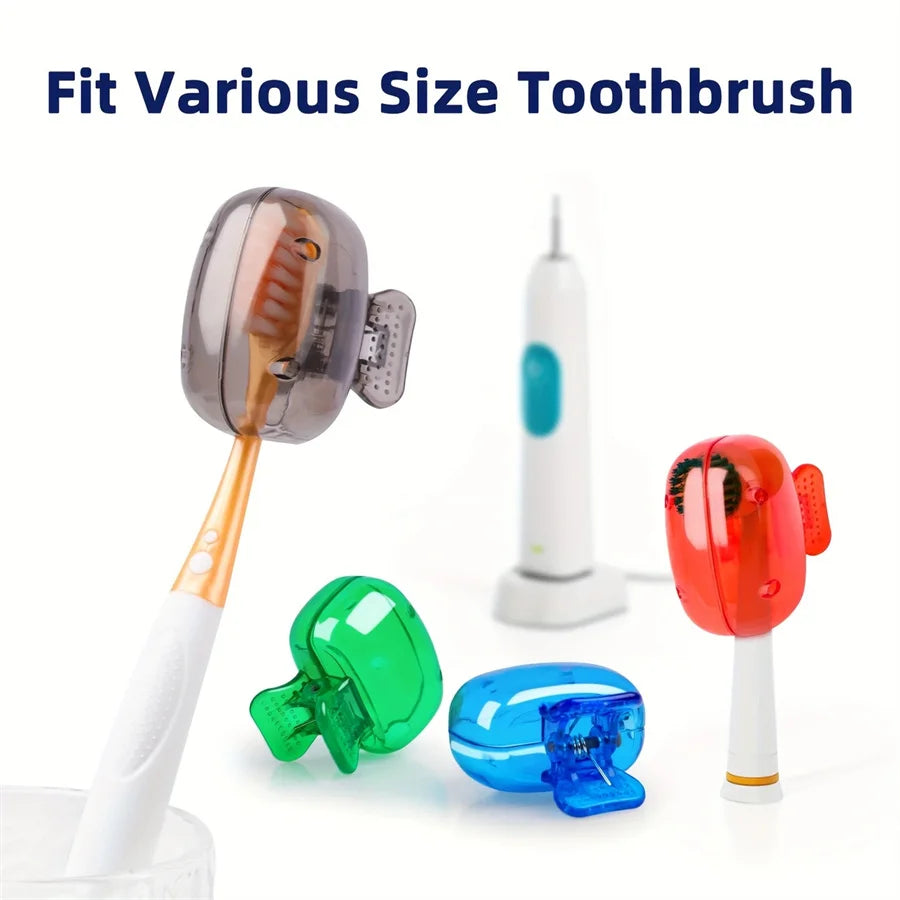 Protège-Brosse à Dents de Voyage – Lot de 2 | Hygiénique, Respirant & Réutilisable