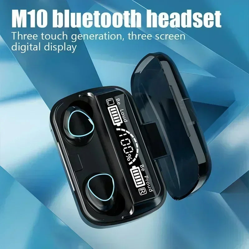 Écouteurs sans fil Bluetooth TWS – Son stéréo 9D